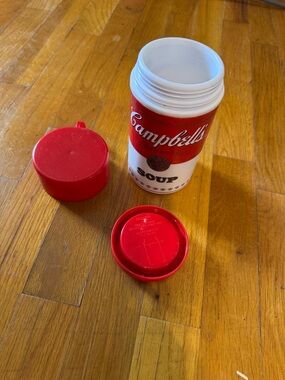 1998 Campbell's Red & White Soup Thermos Container